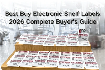 Best Buy elektroniske hylleetiketter: 2026 komplett kjøperveiledning