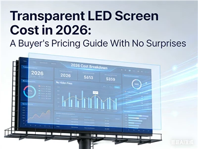 Transparent LED-skjermkostnad i 2026 En kjøpers prisguide uten overraskelser