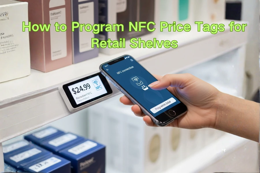 Hvordan programmere NFC-prislapper for detaljhandelshyller