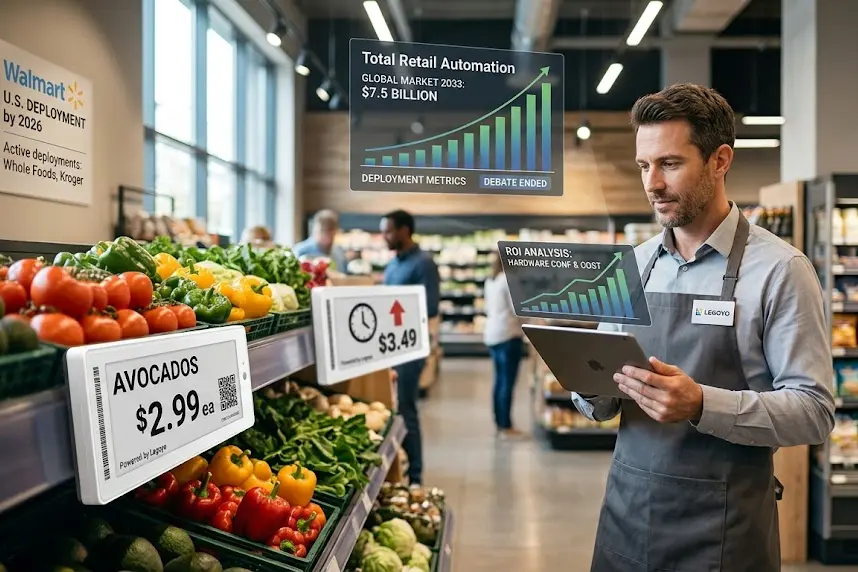 Elektroniske hylleetiketter: Reelle kostnader, hvem som distribuerer dem, og ...