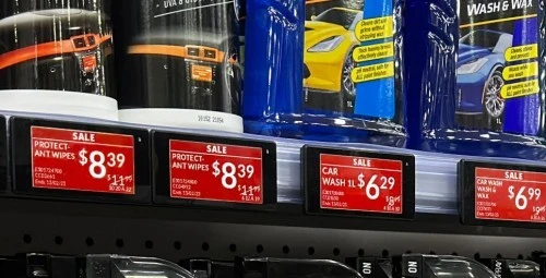 Hvilke dagligvarebutikker har digitale prislapper?